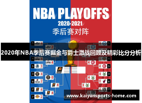 2020年NBA季后赛掘金与爵士激战回顾及精彩比分分析